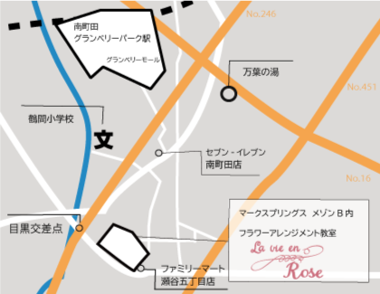 教室への地図